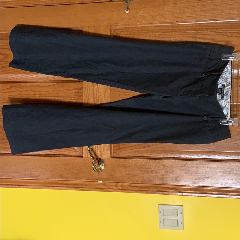 Great condition. Cute juniors wide leg dark jeans.